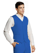 Load image into Gallery viewer, Microfiber Royal Blue Waistcoat
