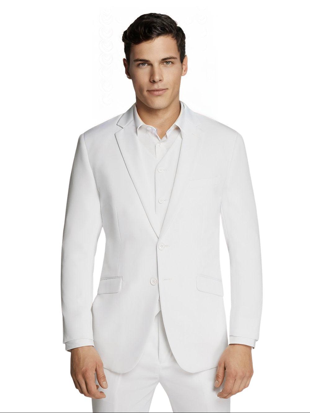 Microfiber White Jacket