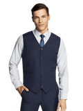 Modern Blue Waistcoat