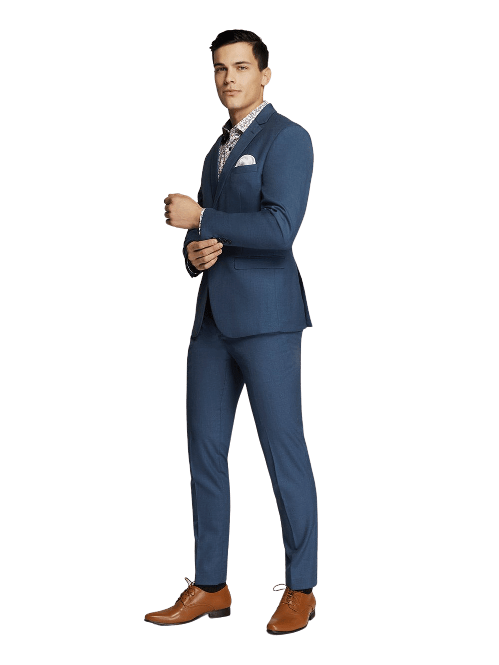 Poly Wool Fawn Formal Suit