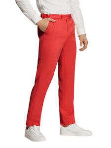 Red Microfiber Pants