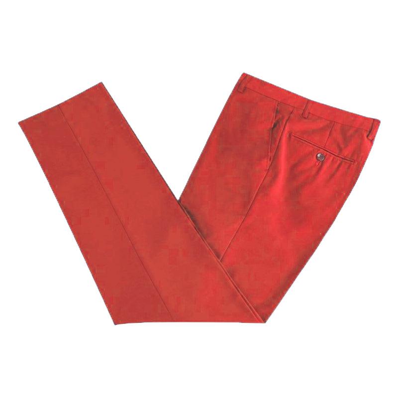 Red Microfiber Pants