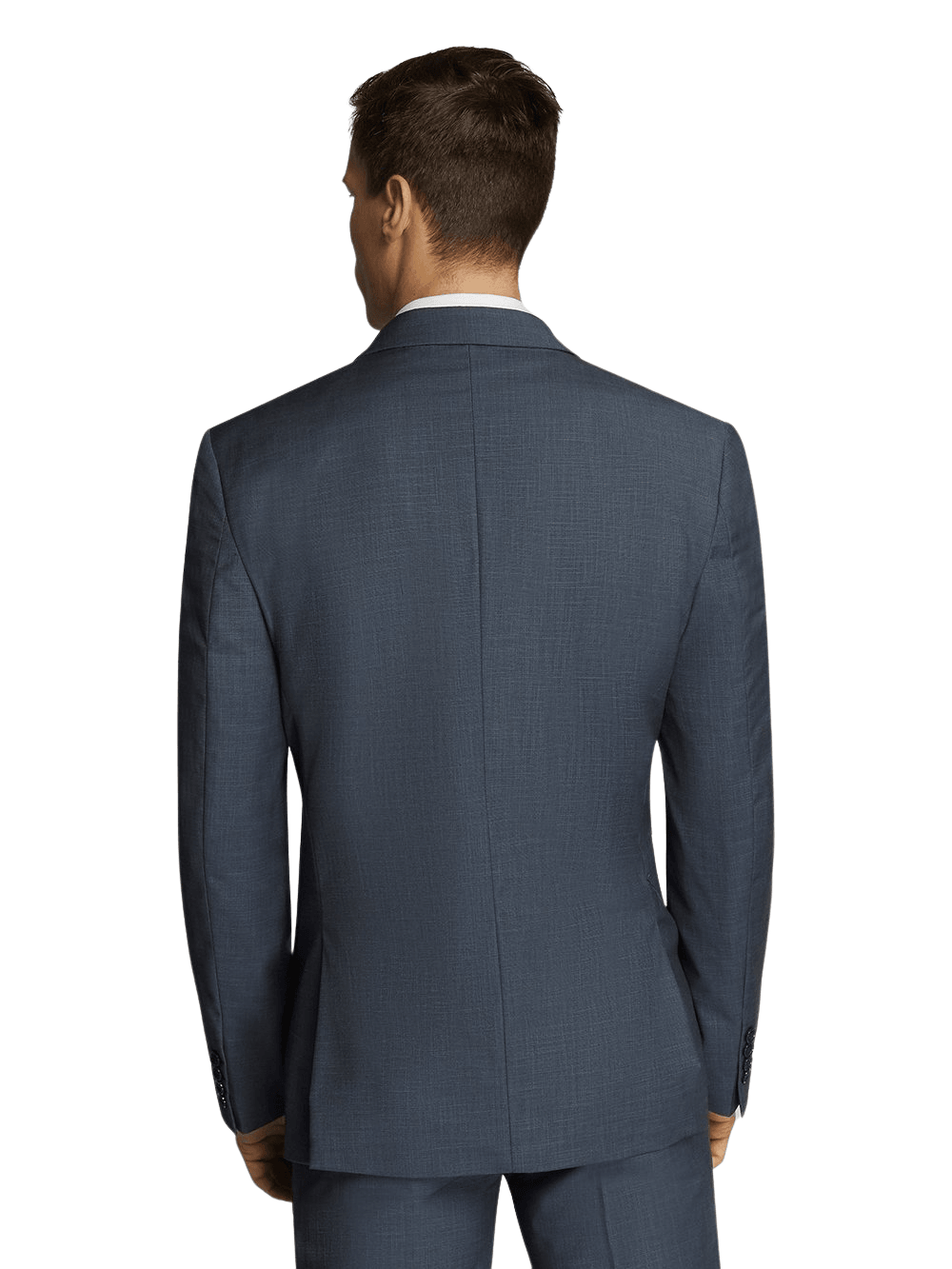 Wool Blended Navy Suit