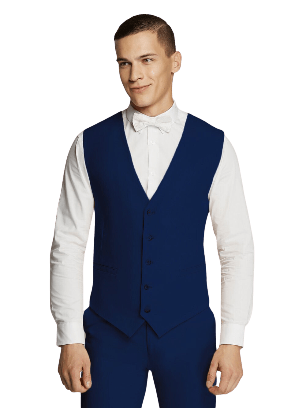 Zander French Blue Waistcoat