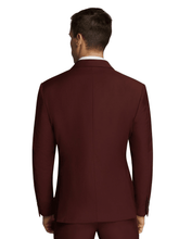 Load image into Gallery viewer, Zander Maroon Slim Suit